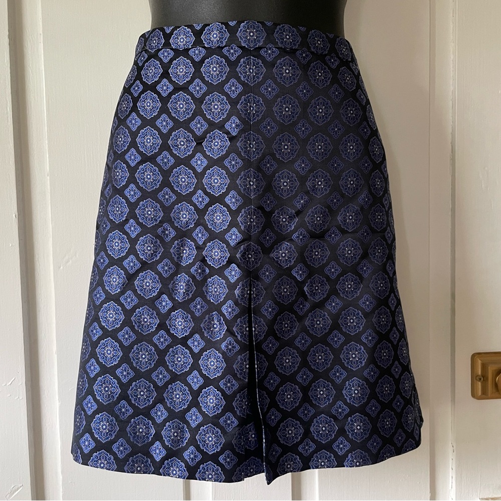 J CREW Black and Blue skirt